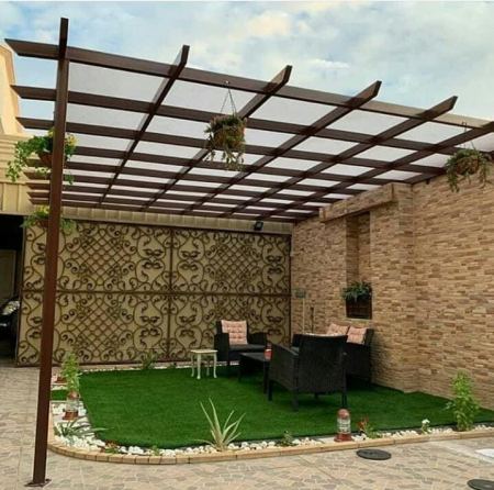 مظلات حوش خارجية| تفصيل وتركيب مظلات في جدة|