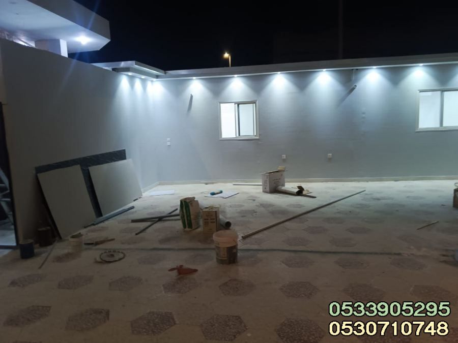 افكار بناء ملحق اسمنت بورد كيفيه عمل ملحق بجوار المنزل