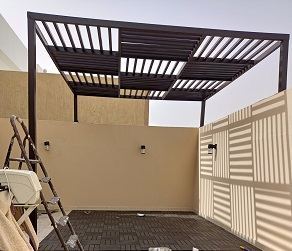 أنواع مظلات الاحواش تركيب مظلات الحوش جده
