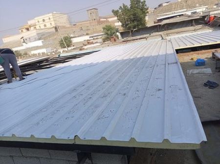 تركيب ألواح بانل ساندوتش بنل عازلة للأسواق والمحلات التجارية جده مكه