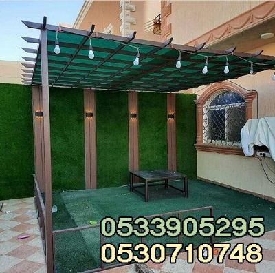مظلات حدائق منزليه أفضل تصميم واشكال مظلة للحدائق
