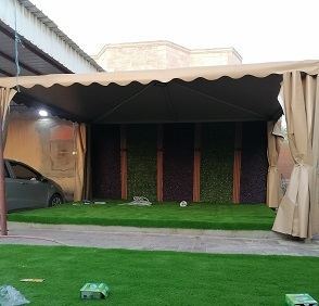 تصميم جلسات ومظلات اسطح مظلات احواش الطائف